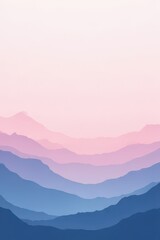 Fototapeta premium Crimson to Indigo Horizon