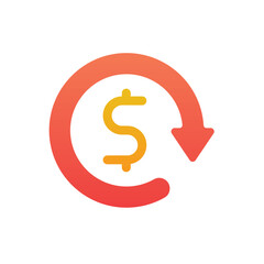 Money Back Vector icon