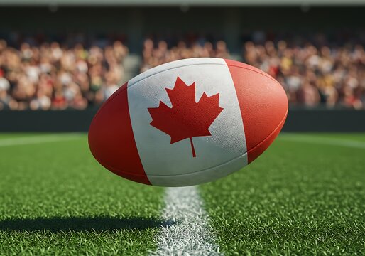 Canadian Rugby: Game Day Glory AI Generated