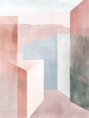 Geometric Art Abstract Background Wallpaper