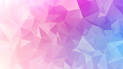 Naklejka premium Abstract polygonal background with soft pastel colors pink purple and blue for modern designs and presentations
