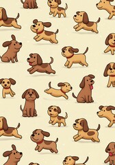 Happy Paws Parade AI Generated