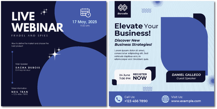 Engaging Digital Event Announcement: Elevate Your Business Webinar Series