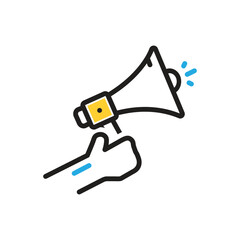 Multi color icon for inform