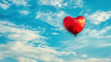 Fototapeta premium heart shaped balloon