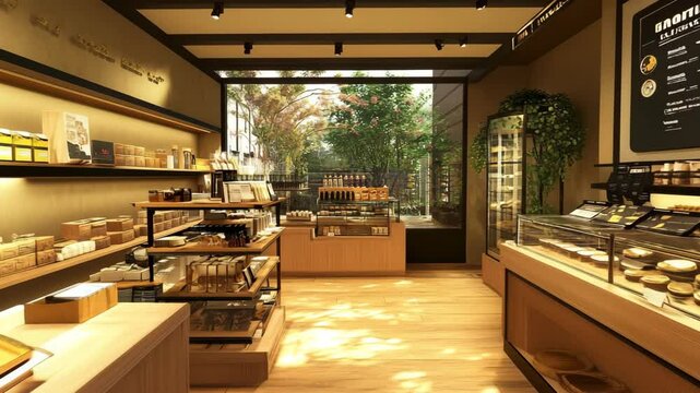 A store with a lot of food. The store is filled with many different items, including a variety of baked goods and a selection of condiments