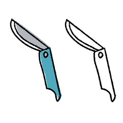 ペン風折り畳みナイフ