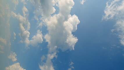 A Stunningly Beautiful Cloud Formation Set Against a Clear and Brilliant Blue Sky