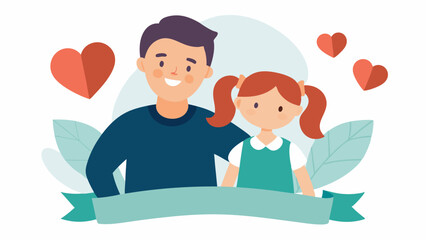 Father and Daughter A Heartfelt Illustration