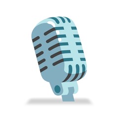 retro microphone icon