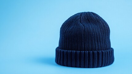 Dark navy blue beanie