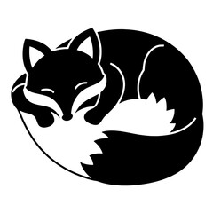vector illustration of a fox