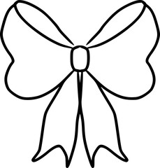 bow isolated on white background, ribbon boe, hair ribbon, ribbon coquette bow