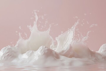Milk Splash: A Whimsical Liquid Art
