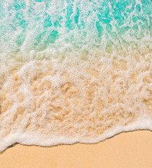 waves on the beach