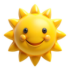 Cute Cartoon Sun: Happy Sunny Day Clipart