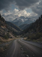 Fototapeta premium Burr Trail Road I