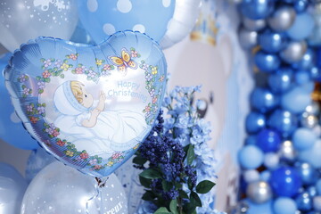 Happy birthday balloon and decoration