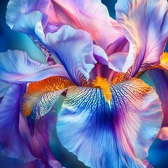 Vibrant Iris Bloom