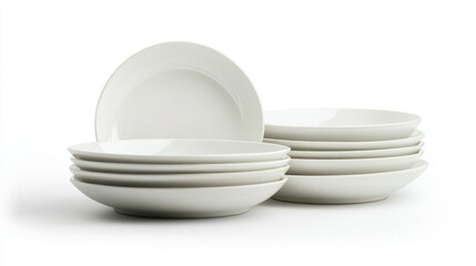 Porcelain isolated on white background