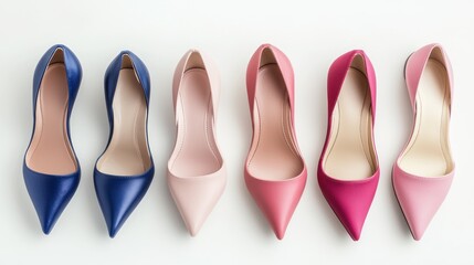 Pumps isolated on white background