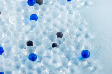 Food silica gel desiccant can absorb moisture in the air to keep items dry, macro lens