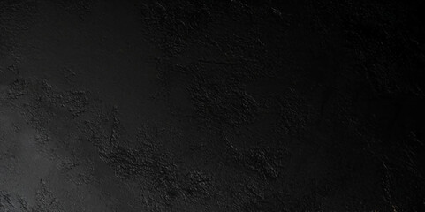 Dark black wall texture background. Dark epic grunge backdrop. Design texture.