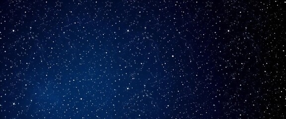 Fototapeta premium Hand-drawn star pattern, seamless night sky texture, background, hand drawn