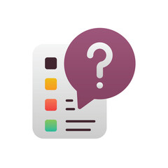 quiz Vector icon