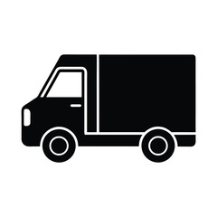 Fototapeta premium Delivery Truck Icon Vector Illustration