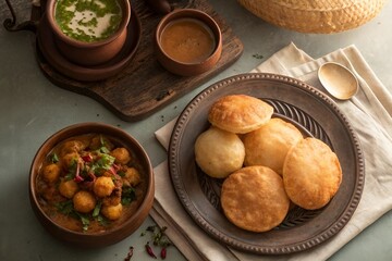 Traditional Bengali Breakfast with Luchi and Alur Dom: A Warm Morning Delight