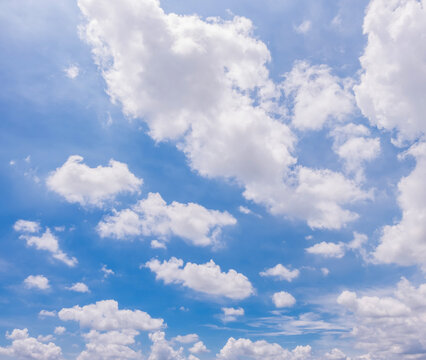Fototapeta clear blue sky background,clouds with background. 