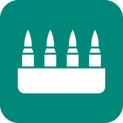 Cartridges icon vector image. Suitable for mobile apps, web apps and print media.