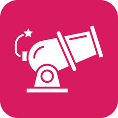 Cannon icon vector image. Suitable for mobile apps, web apps and print media.