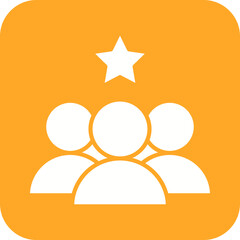 Clients icon vector image. Suitable for mobile apps, web apps and print media.