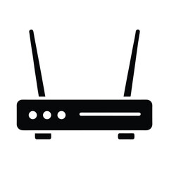 router antenna icon vector illustration
