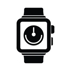 smartwatch charging dock icon vector illustration