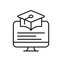 distance learning Vector icon