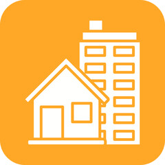 Property icon vector image. Suitable for mobile apps, web apps and print media.