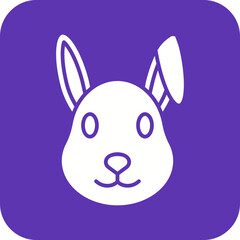 Rabbit icon vector image. Suitable for mobile apps, web apps and print media.