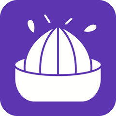 Squeezer icon vector image. Suitable for mobile apps, web apps and print media.