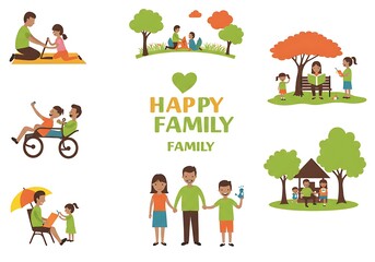 Fototapeta premium Family Moments: A Tapestry of Joy