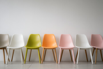 collection of modern garden chairs in bright colors showcasing unique designs and styles