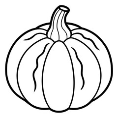 Modern Pattypan Squash Icon Design