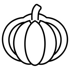 Modern Pattypan Squash Icon Design