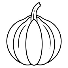 Modern Pattypan Squash Icon Design