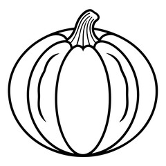 Modern Pattypan Squash Icon Design