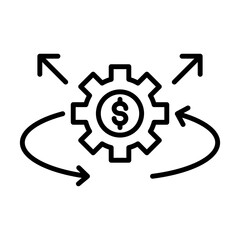 Efficiency Outline Icon