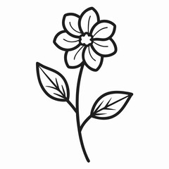 vector illustration of a flower