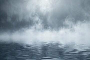 vector realistic fog background